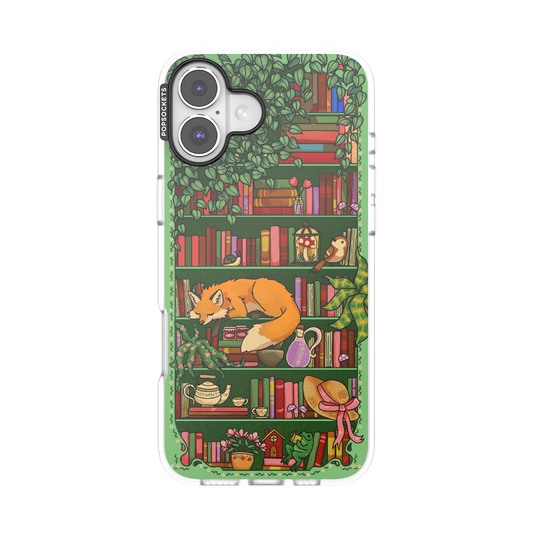 Storied Shelves Green — iPhone 16 Plus MagSafe Case - US 27561