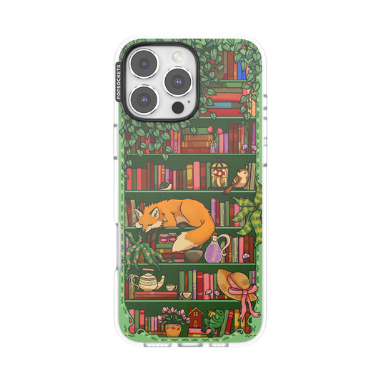 Storied Shelves Green — iPhone 16 Pro Max MagSafe Case - US 67525