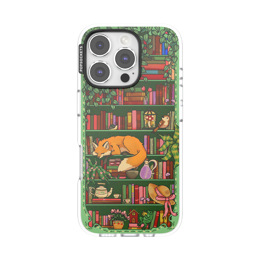 Storied Shelves Green — iPhone 16 Pro MagSafe Case - US 67250