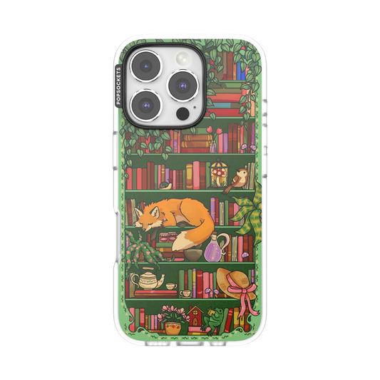 Storied Shelves Green — iPhone 16 Pro MagSafe Case - US 67250