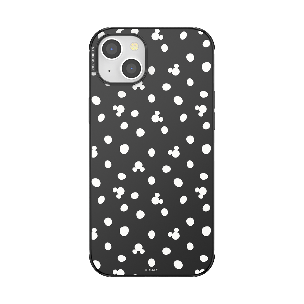 Translucent Black Mickey Polka Dot — iPhone 14 Plus MagSafe Case - US 69083