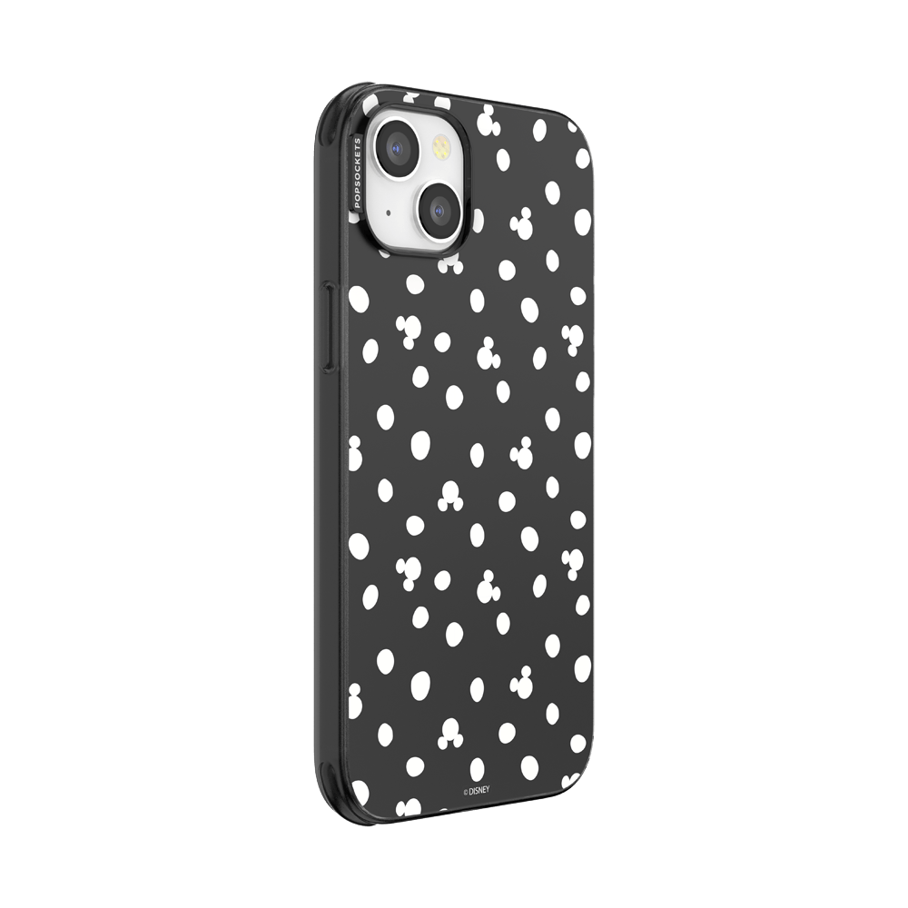 Translucent Black Mickey Polka Dot — iPhone 14 Plus MagSafe Case - US 69083