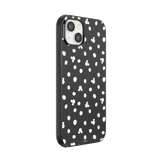 Translucent Black Mickey Polka Dot — iPhone 14 Plus MagSafe Case - US 69083