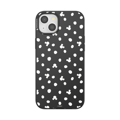 Translucent Black Mickey Polka Dot — iPhone 15 Plus MagSafe Case - US 87574