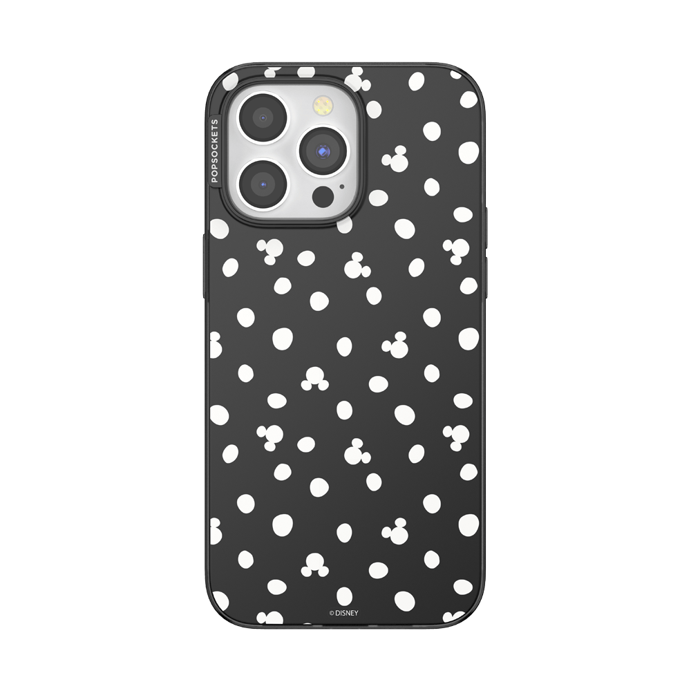 Translucent Black Mickey Polka Dot — iPhone 15 Pro Max MagSafe Case - US 85921