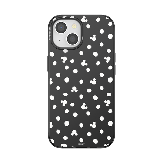 Translucent Black Mickey Polka Dot — iPhone 15 MagSafe Case - US 91208