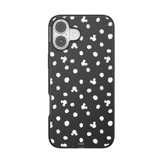 Translucent Black Mickey Polka Dot — iPhone 16 Plus MagSafe Case - US 05365
