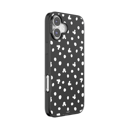 Translucent Black Mickey Polka Dot — iPhone 16 Plus MagSafe Case - US 05365
