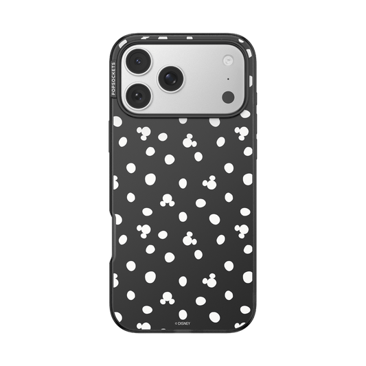 Translucent Black Mickey Polka Dot — iPhone 17 Pro Max MagSafe Case - US 12723