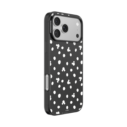 Translucent Black Mickey Polka Dot — iPhone 17 Pro Max MagSafe Case - US 64664
