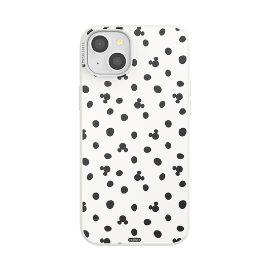 White Mickey Polka Dot — iPhone 15 Plus MagSafe Case - US 04025