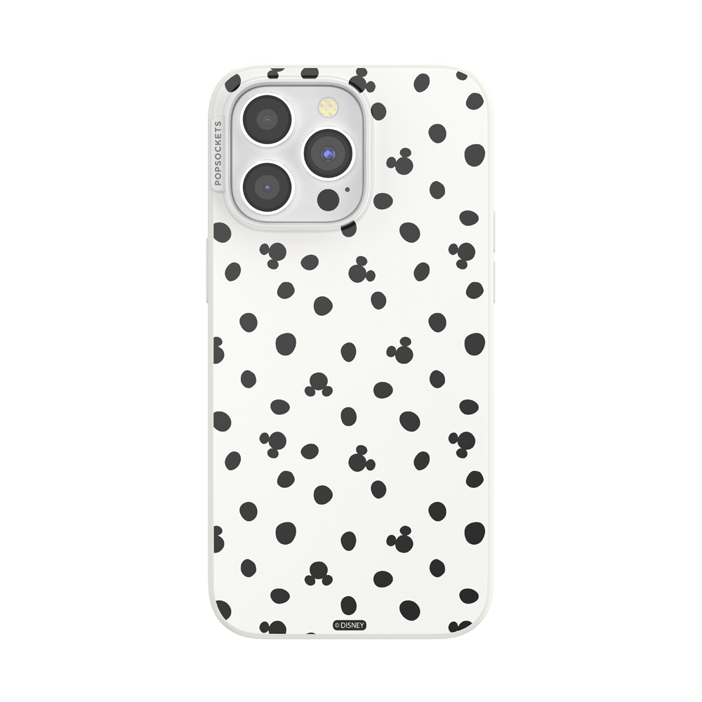 White Mickey Polka Dot — iPhone 15 Pro Max MagSafe Case - US 17681