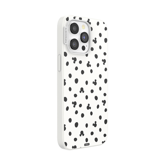 White Mickey Polka Dot — iPhone 15 Pro Max MagSafe Case - US 17681