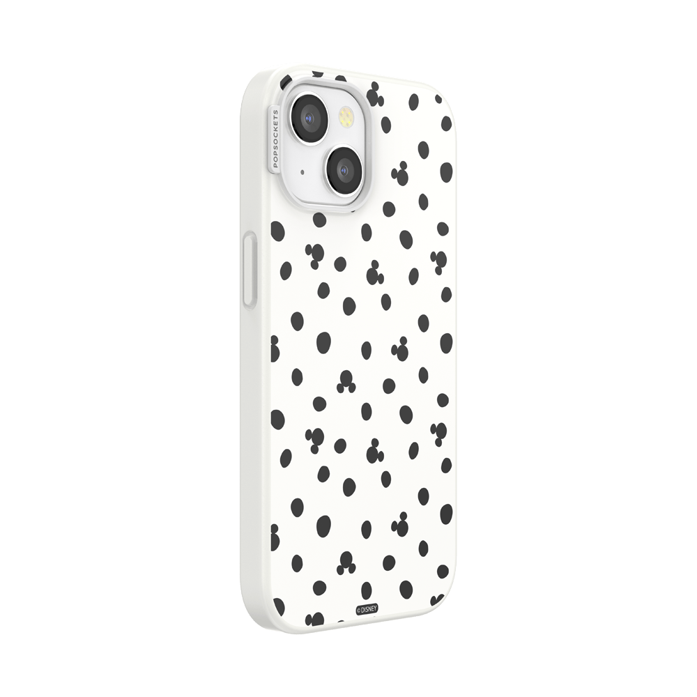 White Mickey Polka Dot — iPhone 15 MagSafe Case - US 19669