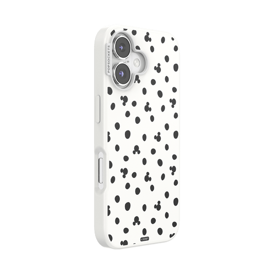 White Mickey Polka Dot — iPhone 16 MagSafe Case - US 64289