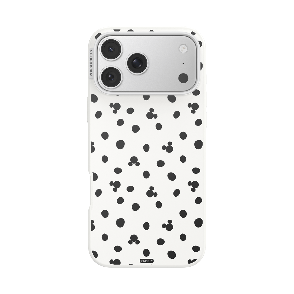 White Mickey Polka Dot — iPhone 17 Pro Max MagSafe Case - US 01046