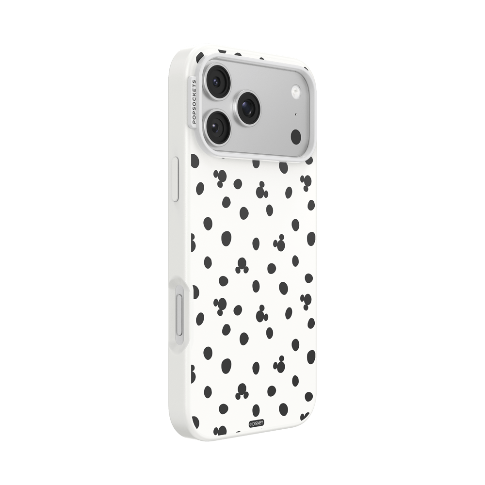 White Mickey Polka Dot — iPhone 17 Pro Max MagSafe Case - US 01046