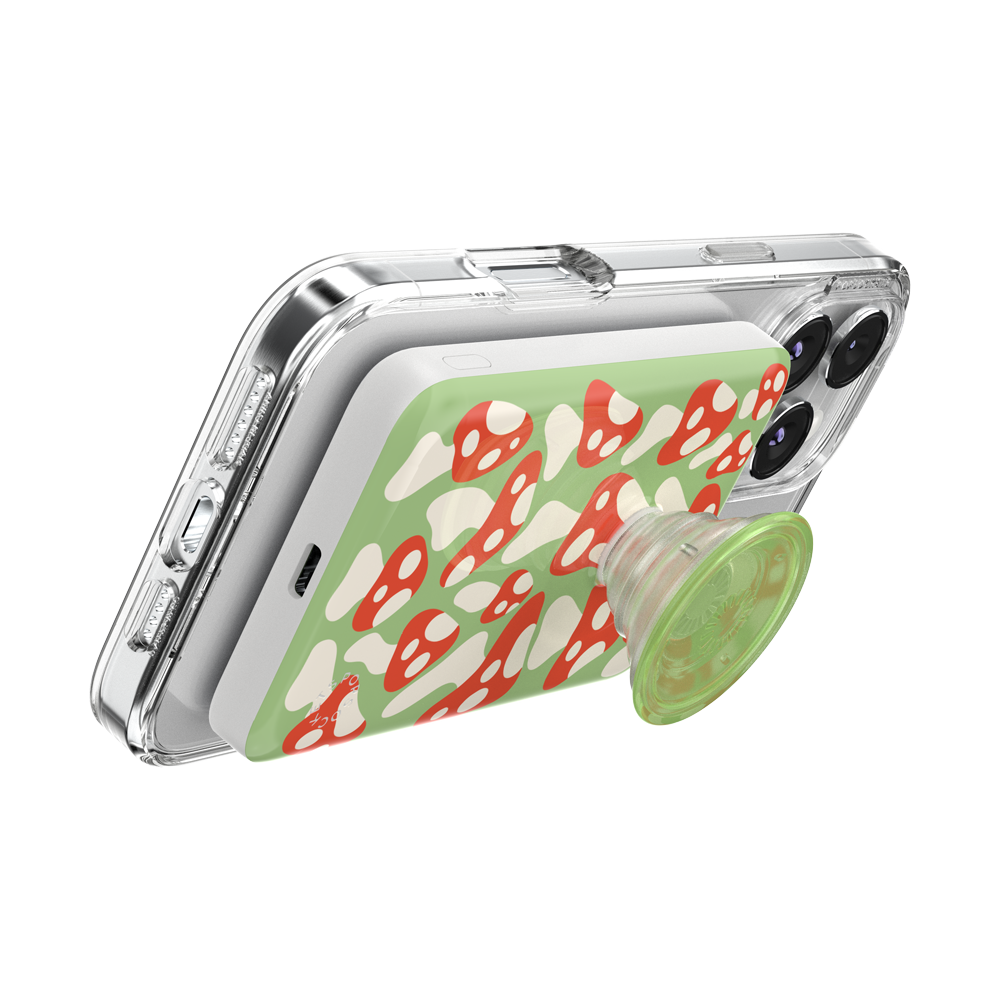 Red Shrooms Green — MagSafe PowerPack - US 15149