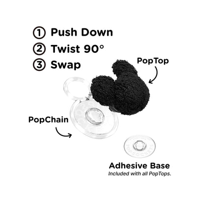 Plush Mickey Black — PopTop - US 63196