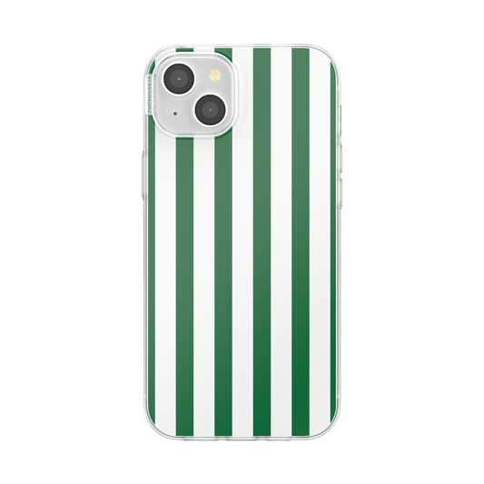 Club Stripe Green  — iPhone 15 Plus MagSafe Case - US 20340
