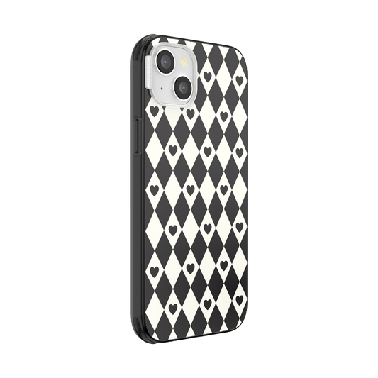 Harlequin Hearts Black  — iPhone 14 Plus MagSafe Case - US 27774