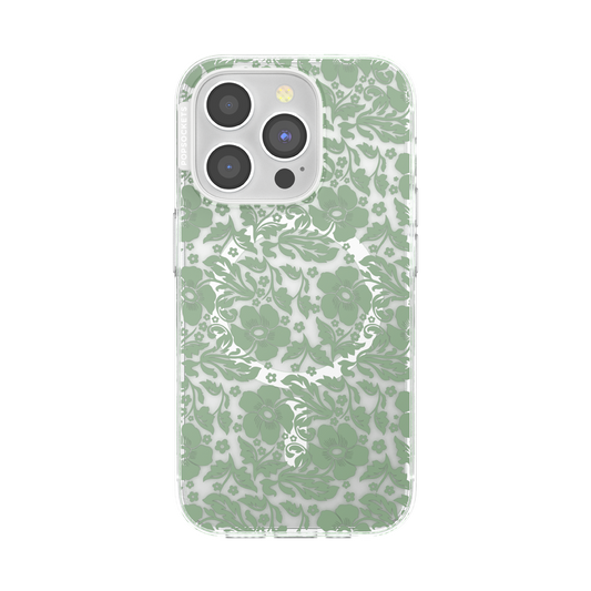 Lace Eucalyptus — iPhone 15 Pro MagSafe Case - US 09053