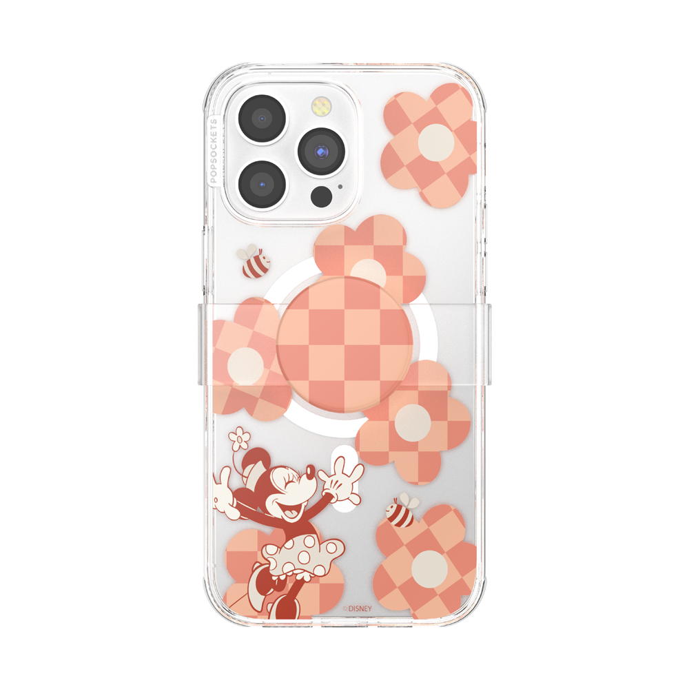 Minnie Checkered Flower  — iPhone 14 Pro Max MagSafe Case - US 39141
