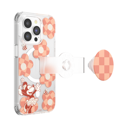 Minnie Checkered Flower  — iPhone 14 Pro MagSafe Case - US 51513