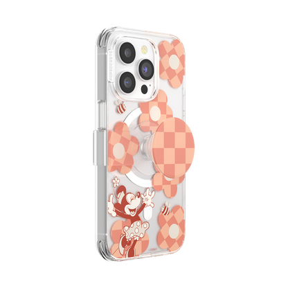Minnie Checkered Flower  — iPhone 14 Pro MagSafe Case - US 51513