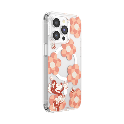 Minnie Checkered Flower  — iPhone 14 Pro MagSafe Case - US 51513