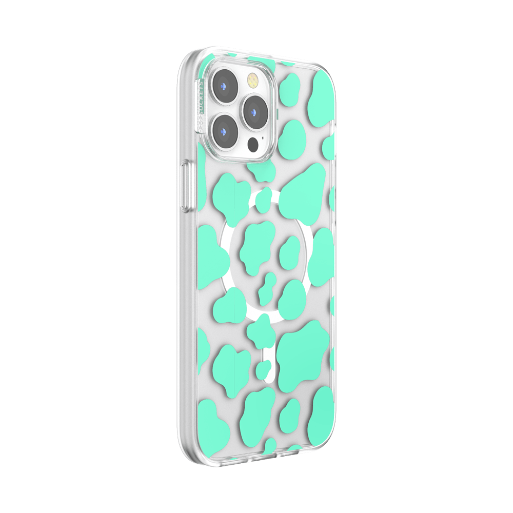 Turquoise Cow Cow — iPhone 13 Pro Max MagSafe Case - US 77373