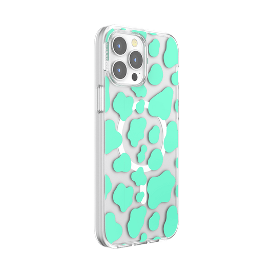 Turquoise Cow Cow — iPhone 13 Pro Max MagSafe Case - US 77373