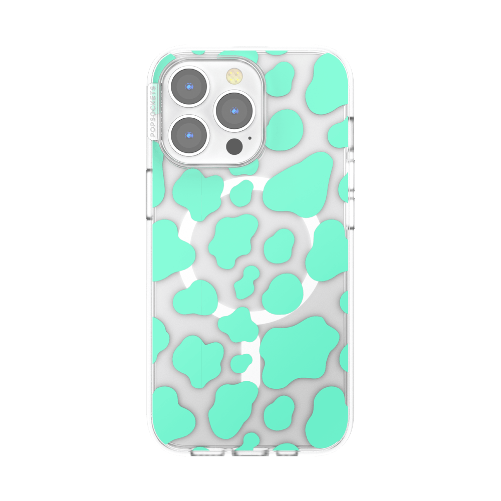 Turquoise Cow Cow — iPhone 13 Pro MagSafe Case - US 21994