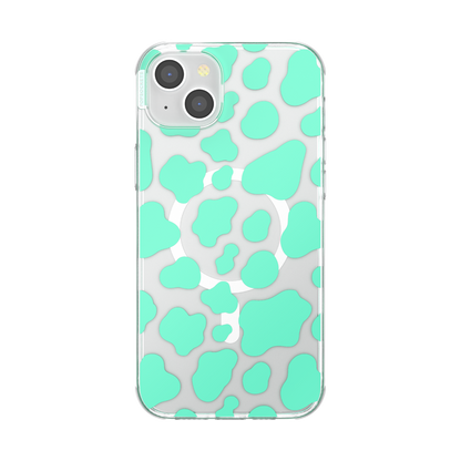 Turquoise Cow Cow  — iPhone 14 Plus MagSafe Case - US 94946