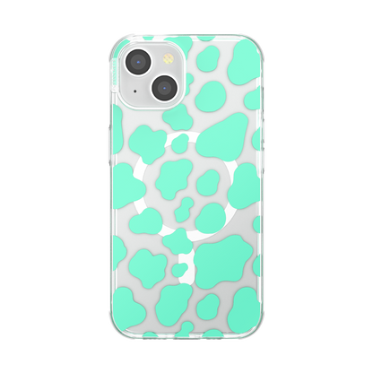 Turquoise Cow Cow  — iPhone 14 MagSafe Case - US 17632