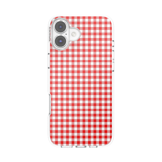 Red Gingham — iPhone 16 Plus MagSafe Case - US 04188