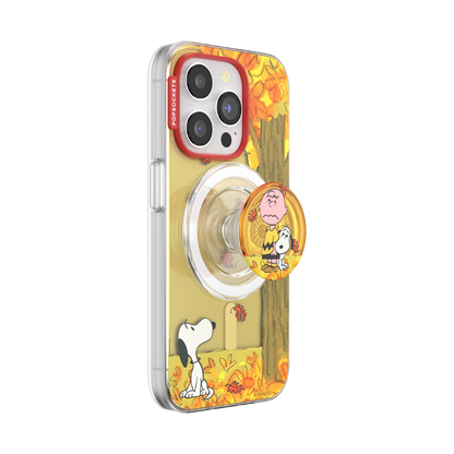Snoopy in Fall — iPhone 15 Pro MagSafe Case - US 91834