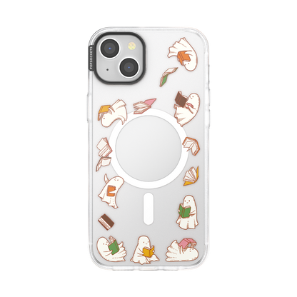 Spooky Book Club Clear  — iPhone 15 Plus MagSafe Case - US 54040