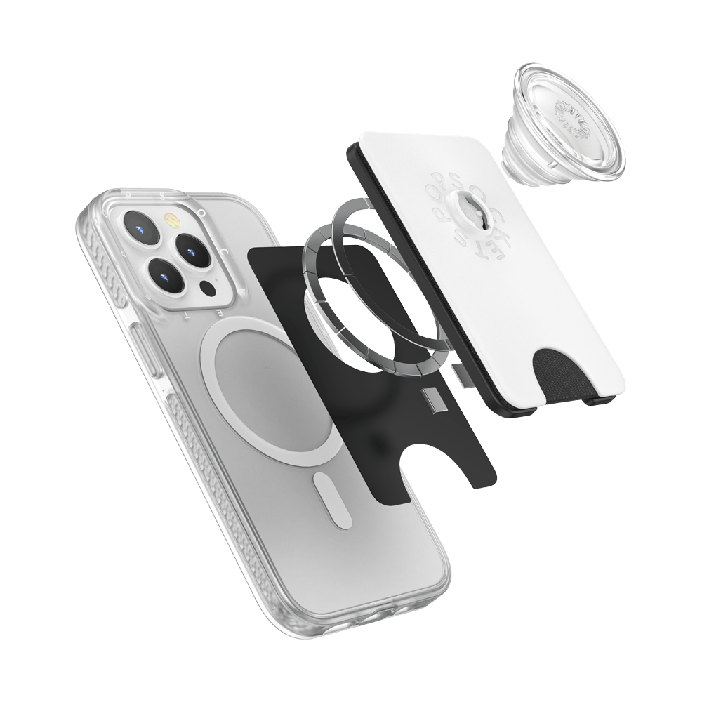 White Clear — MagSafe PopWallet+ - US 12185