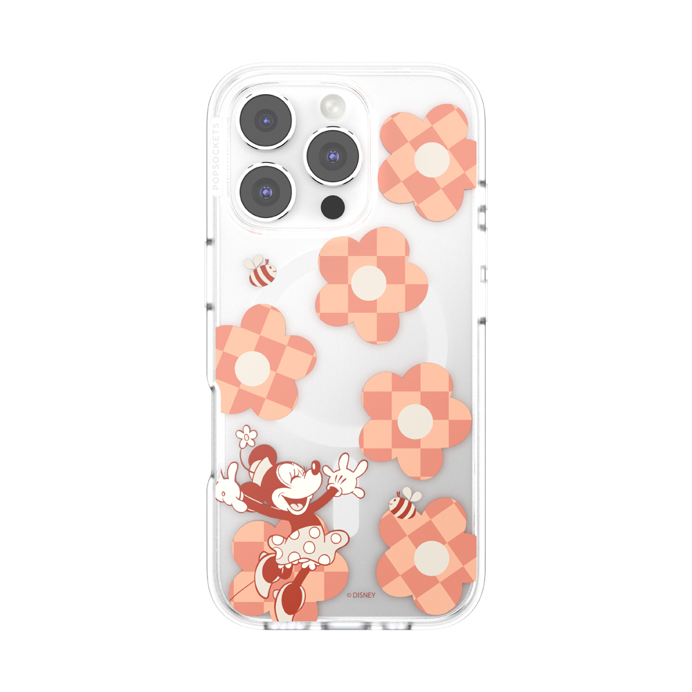 Minnie Checkered Flower  — iPhone 16 Pro MagSafe Case - US 25098