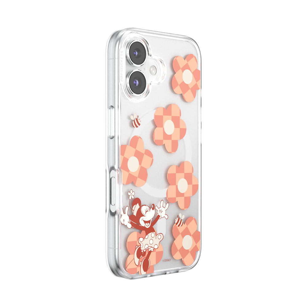 Minnie Checkered Flower — iPhone 16 Plus MagSafe Case - US 74899