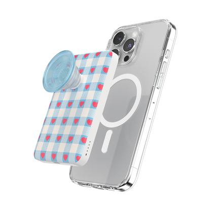 Berry Sweet Gingham — MagSafe PowerPack - US 53487