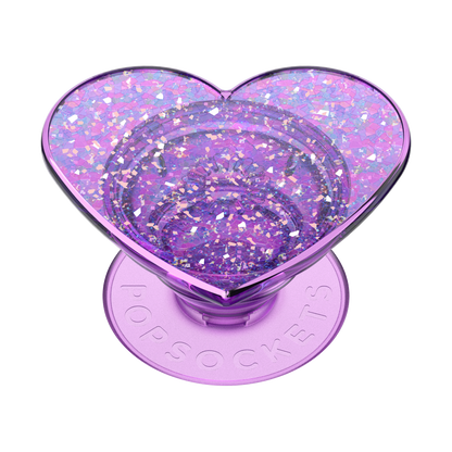 Iridescent Confetti Dreamy Heart — Adhesive PopGrip - US 90615