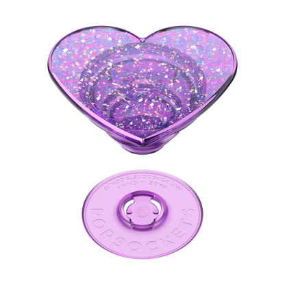 Iridescent Confetti Dreamy Heart — Adhesive PopGrip - US 90615