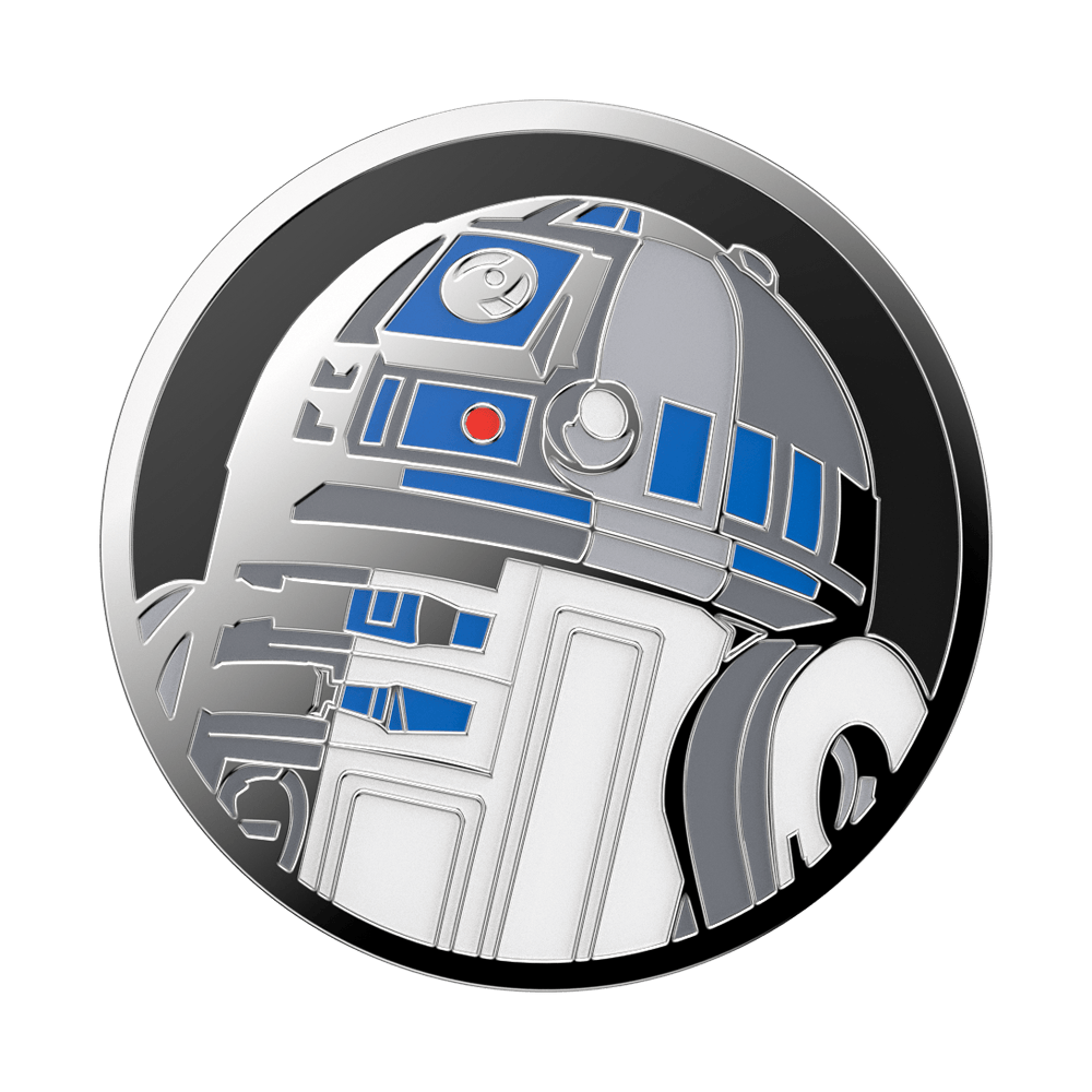 Enamel R2D2 — Adhesive PopGrip - US 86131