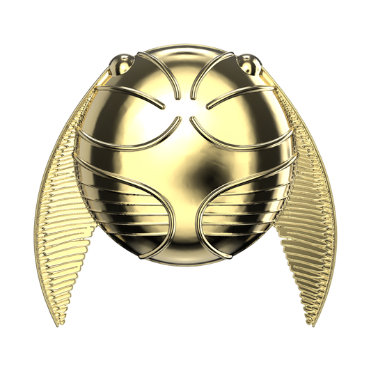 Puffy Enamel Golden Snitch — Adhesive PopGrip - US 97354