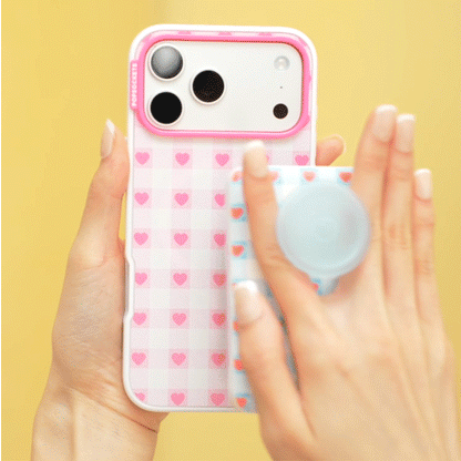 Blush Gingham — iPhone Air MagSafe Case - US 23638
