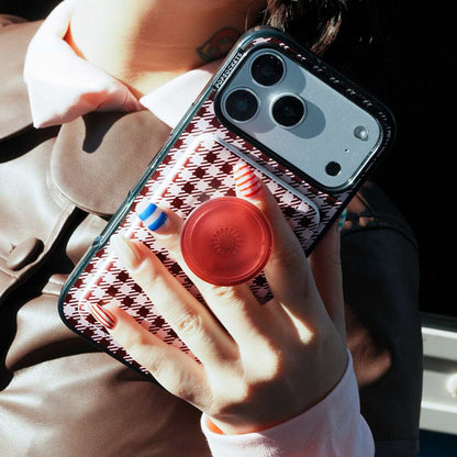 Black Cherry Gingham — iPhone 16 Pro MagSafe Case - US 71064