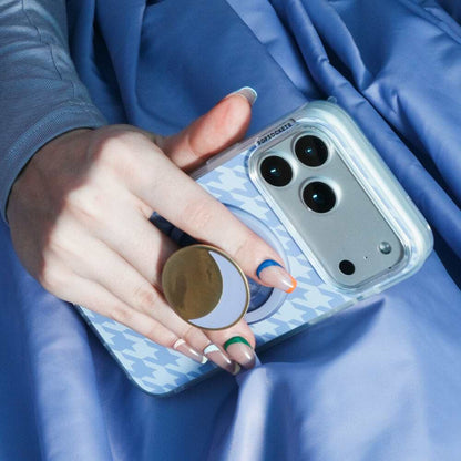 Lilac Houndstooth — iPhone 17 Pro MagSafe Case - US 10498
